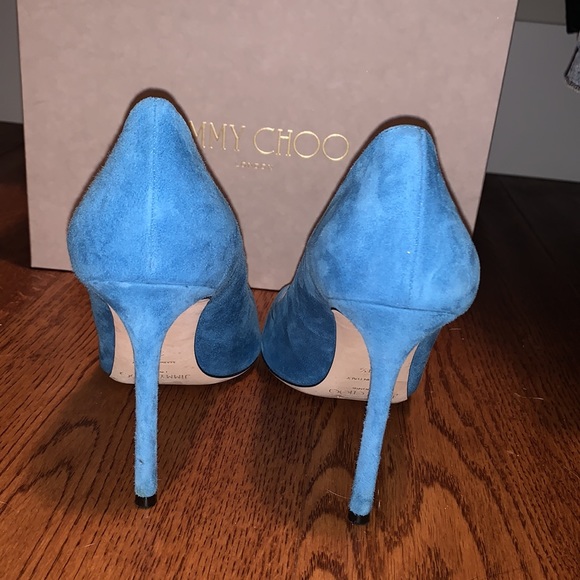 Jimmy Choo Suede Heels 39.5 - Picture 5 of 8